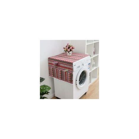 Couverture de Machine à laver housse anti-poussière de réfrigérateur housse de protection étanche pour Machine à laver avec sac de rangement-A55 x 130cm-Fei Yu (1/5)