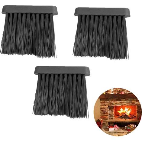 Maison Outil Ramonage Poêle à Bois, Lot de 3 Pièces, Cheminée pour Cheminée, Poêle à Bois, Chauffage, Brosse Ramonage (1/5)