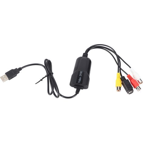 Carte d'acquisition vidéo USB 2.0, enregistreur audio et vidéo, montage vidéo DVR, TV, DVD, VHS, compatible Windows 7/8/10/XP/Vista, installation gratuite (1/5)