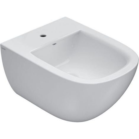 Bidet mural 51x37 cm Globo Stockholm céramique LAS10BI Blanc - Céramique (1/4)