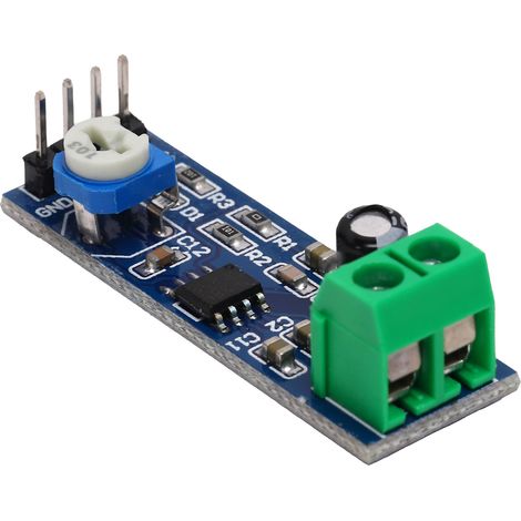 Carte Amplificateur Audio Mono LM386 Gain 200x, Module d'Amplification 5V-12V pour Projets DIY (1/5)