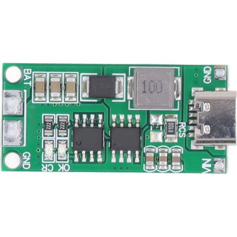 Module de chargeur de batterie Type C à 8.4V, bonne Protection, tension Boost, carte de charge au Lithium, vert 1A (1/3)