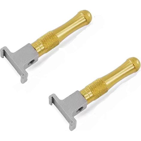 Lot de 2 poignées universelles 2 en 1compatibles avec tous les outils 2 en 1. Outil à levier multidimensionneltrois directions disponibles. (1/5)