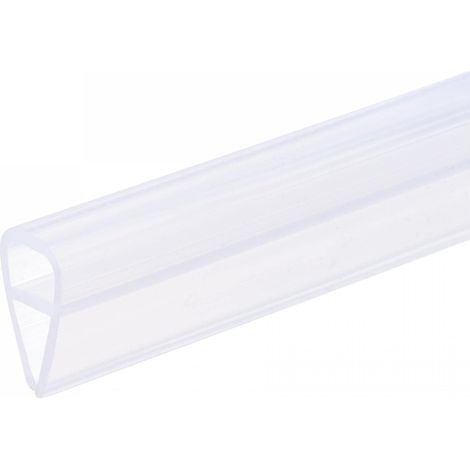 Joint d'étanchéité latéral en U pour porte de douche sans cadre 177,17" (450 cm) verre 6 mm (1/4").