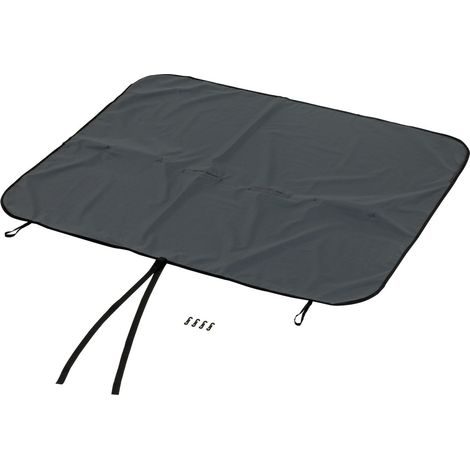 K&F MANTA DE COCHE PARA MASCOTA GRIS , 130 X 110 CM