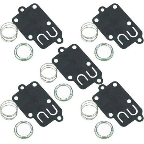 Lot de 5 membranes de carburateur pour Briggs & Stratton 270026 502 - Pièces de dosage, joint de fixation, membrane, pièces de réparation de carburateur (1/5)