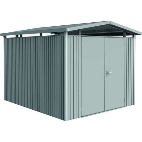 Casetta Panorama Misura P5 argento metallizzato con porta a due battenti