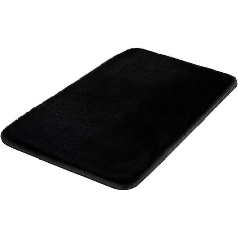 Kleine Wolke Badteppich Cony schwarz 60 x 100 cm (1/3)