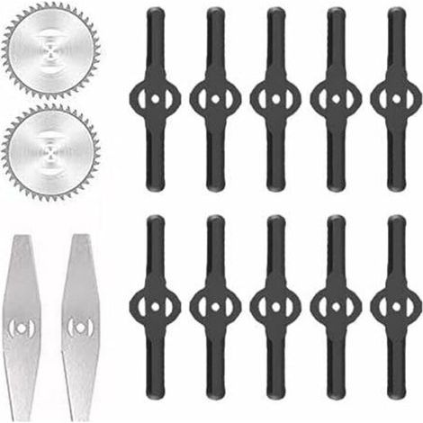 Accessoires pour tondeuses à gazon Lames de désherbeur électrique Lames de scie Manche télescopique léger pour la coupe du gazon, l'entretien de l'allée et du jardin (1/4)