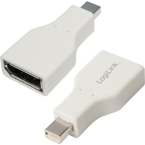 Adaptador Mini DisplayPort a HDMI, DVI y VGA, 4K/30 Hz, 0,15 m, negro - LogiLink (1/4)