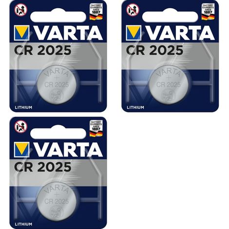 .Varta CR 2025 3V au lithium.