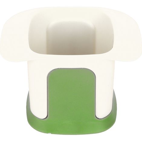 Coupe-légumes manuel multifonction, durable, détachable et facile à nettoyer, pour pommes de terre, oignons et carottes (blanc). (1/5)