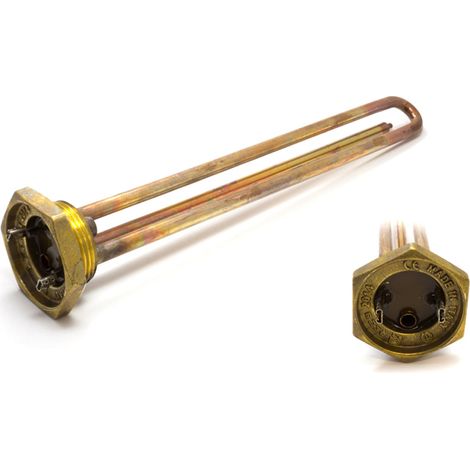 Résistance blindée 3000 W 1"1/4 pour chauffe-eau électrique – Tension 230 V – Longueur 280 mm – WTH144UN