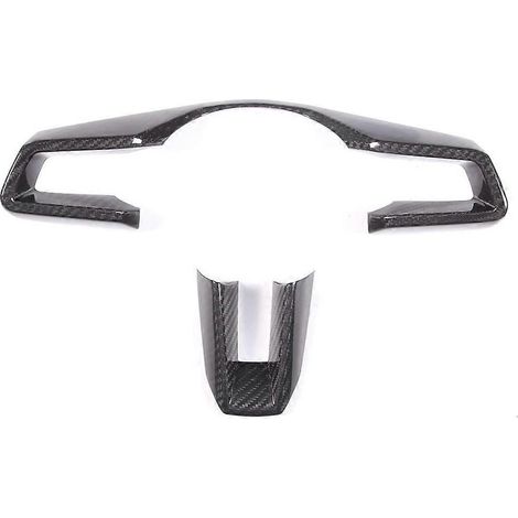 Zierrahmen-Set für Lenkradknöpfe aus Trockencarbon für Porsche 911 Taycan 2019-2023 (1/5)