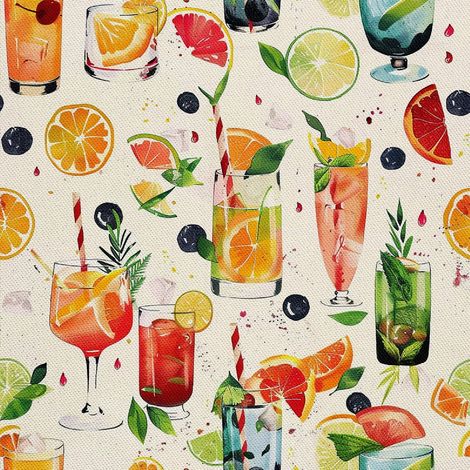Outdoor-Dekostoffe Oxford - Motiv Cocktail DX8751 (1/5)