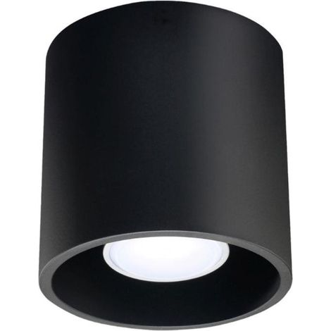 Plafonnier Noir pour Ampoule GU10 - SILAMP