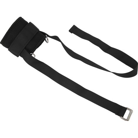 Lot de 2 haltères avec sangles de cheville en nylon noir léger pour l'entraînement de la force du bas du corps (1/5)