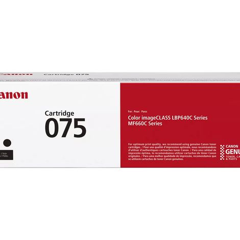 Canon 075 cartuccia toner 1 pz Originale Nero (1/5)