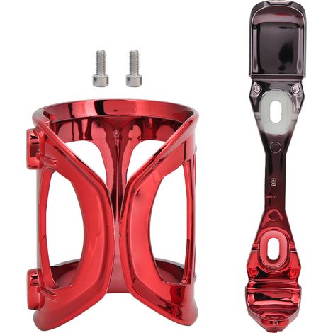 Porte-bidon vélo montagne léger cage eau route cyclisme course (Noir Rouge Dégradé) (1/5)