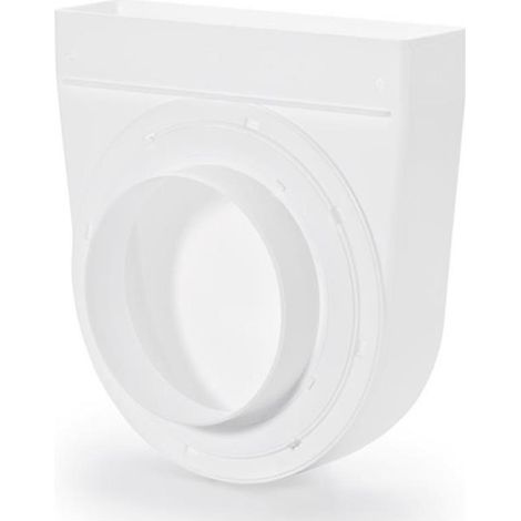 Naber COMPAIR System Ø 125 T-UR 125/2 Umlenkstück 90°, weiß (1/2)