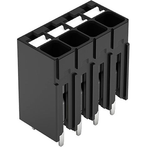 WAGO 2086-1104 Printklemme 1.50 mm² Polzahl 4 Schwarz 1 St.