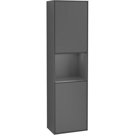 V&B Hochschrank Wandbeleuchtung Finion 41,8x151,6cm, l, Rg A m Lac, Anthrac. m (1/2)