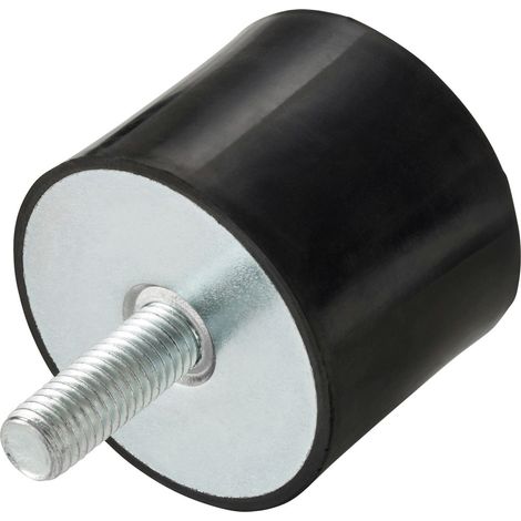 TRU COMPONENTS Gummipuffer TC-NT50-40-43A Härte (Details) 43 Shore A Maximale statische Auflast 86 (1/3)