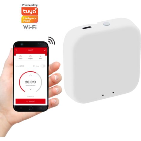 Passerelle Zigbee Tuya WiFi Polux, alim + câble USB (1/5)