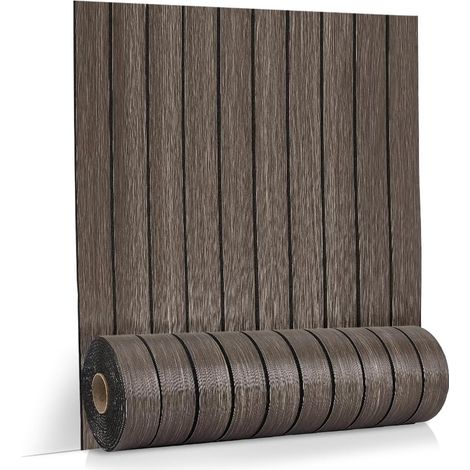 Panneau Mural à Lames Papier Peint Autocollant 3mx39.5cm Lambris Mural Panneaux Muraux Autocollants Panneaux de Revêtement Mural pour Décoration de Chambre Salon Cuisine (1/5)