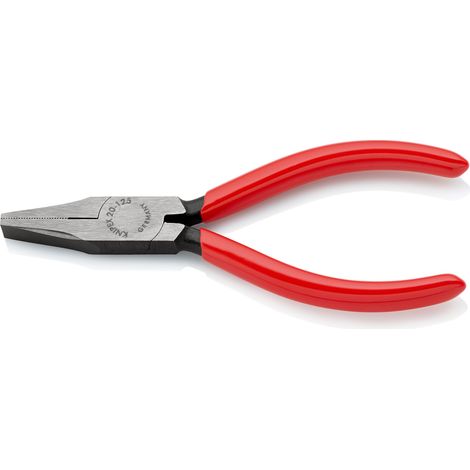 KNIPEX 20 01 125 Pince à becs plats gainées en plastique atramentisée noire 125 mm