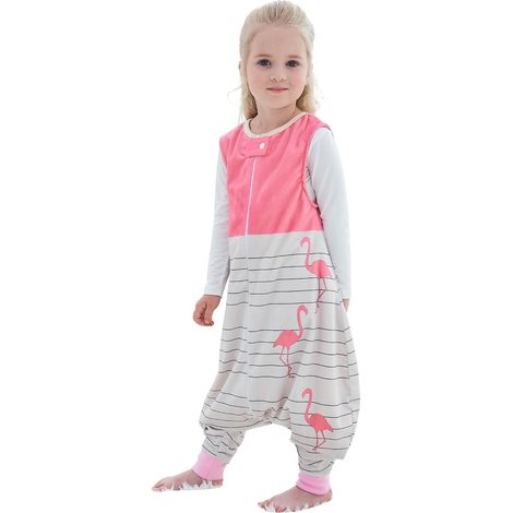 Bebe Gigoteuse avec Jambes Gigoteuse a Pied 3-5 Ans, Flamants (1/5)