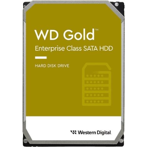 Disque dur interne Western Digital WD Gold WD8005FRYZ 8 To 3,5" SATA III 7200 tr/min
