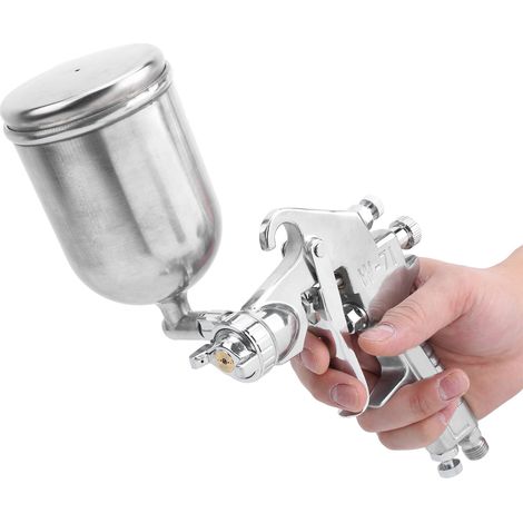 Pistolet à peinture pneumatique gravité W-71, buse 1,5 mm, godet supérieur, kit pour peinture, outil de pulvérisation professionnel (1/5)