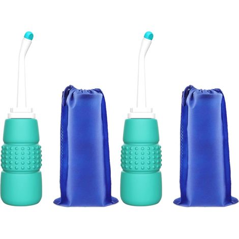 moonsun 2X Pulvérisateur de Bidet de Voyage Portable Amélioré de 350Ml Nettoyant Personnel Outil de Lavage de Pulvérisation (1/5)