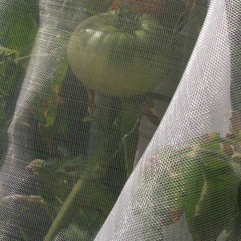 Microfender 2 komma 00 x 5 m Transparentes Insektennetz zur Blattlausbekämpfung an Nutzpflanzen und Kulturpflanzen (1/5)
