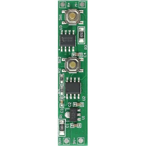 Kit de placa de control con interruptor de avance y retroceso para motor de CC para proyectos de bricolaje, destornillador eléctrico, controlador de motor miniatura (1/5)