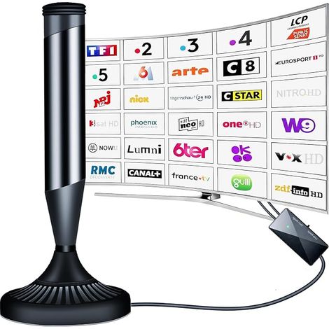 Antenne TV Interieur Puissante, Antenne Interieur TNT Puissante (1/5)