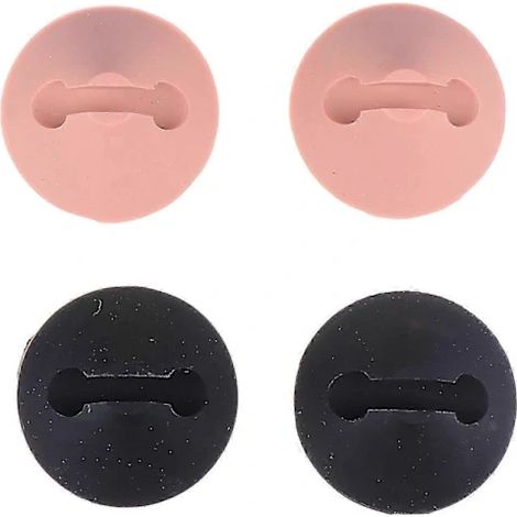 Lot de 4 protège-pieds de chaise en silicone anti-rayures pour pieds de table en métal, couleurs assorties (1/3)