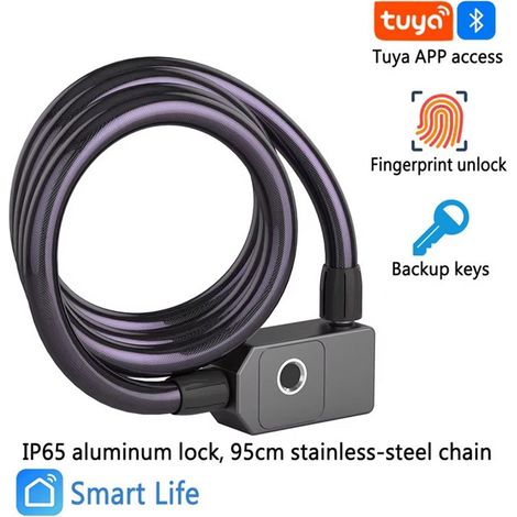 Tuya Lucchetto a Catena Biometrico Smart Bluetooth (1/5)