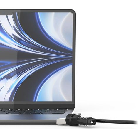 Sicherungsadapter maclocks-compulocks silberfarben tragbar