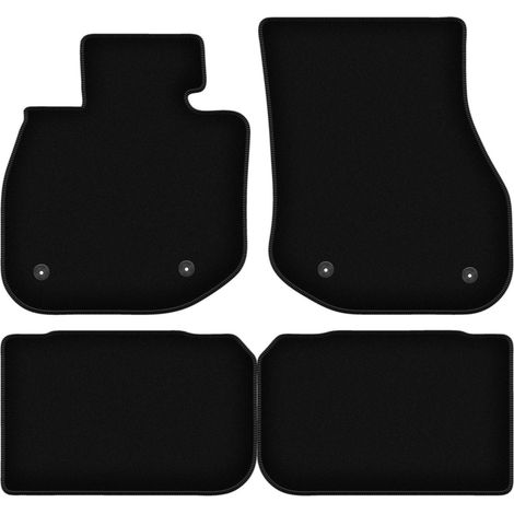 Tappetini base in velluto nero per: BMW iX1 crossover (2022-) (1/5)
