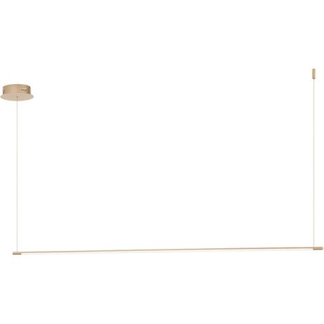 Lampada a sospensione Led in metallo verniciato Oro - GENIUS 160 (1/3)
