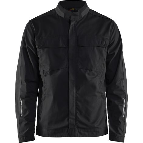 BLAKLÄDER Bundjacke Industrie Stretch, schwarz / dunkelgrau, Unisex-Größe: XL