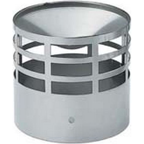 1PZ TERMINALE DI SCARICO IN ACCIAIO INOX PER STUFE A PELLET - cm.10