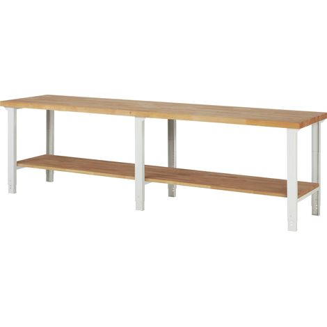 Rau Werkbank höhenverstellbar 7000-7, B3000xT700xH790-1140mm (1/4)