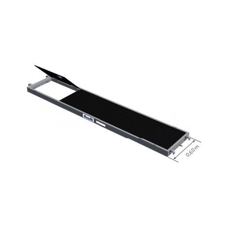 DUARIB - Plancher à trappe - largeur 0.60m - pour échafaudage multi4x - aluminium