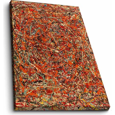 Decorazione artistica da parete con stampa su tela Painting Multicolore (1/4)