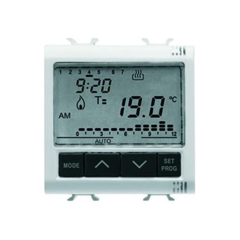 THERMOSTAT PROGRAMMABLE SYSTEM BLANC GEWISS GW20827