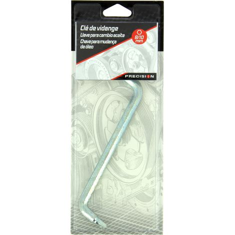 Clé de vidange hexagonale - PRECISION STEEL - 8-10 mm (1/2)