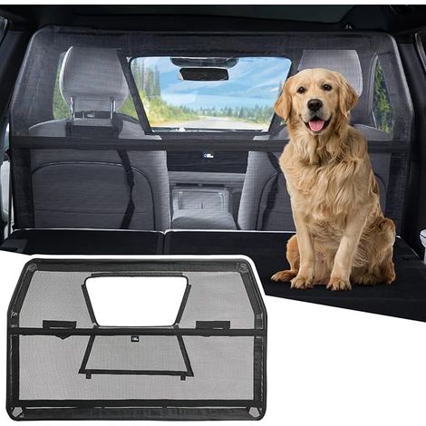 Car Net for Dogs with Window 132 x 79 cm Reinforced Mesh for Trucks, SUVs and Saloons (1/5)